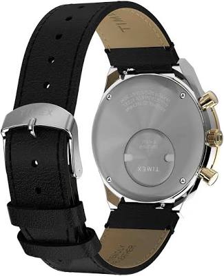 Timex Q Chronograph Men's Leather Watch by Timex | Reco