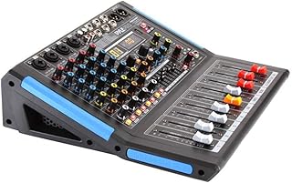 4-Channel Bluetooth Studio Audio Mixer-DJ Sound Controller Interface ...