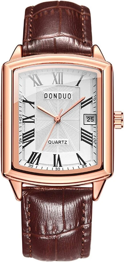 Retro Vintage Square Quartz Analog Watch by Retro | Reco