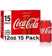 Coca Cola Classic Coke 15 CT 12 fl oz Cans by Taste it! Market | Reco