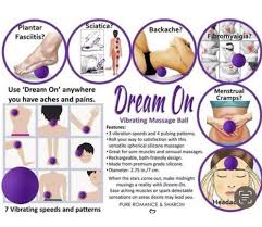 Dream On Ball VIBRATING MASSAGER Pure Romance Foreplay Sex Purple Packaging | eBay
