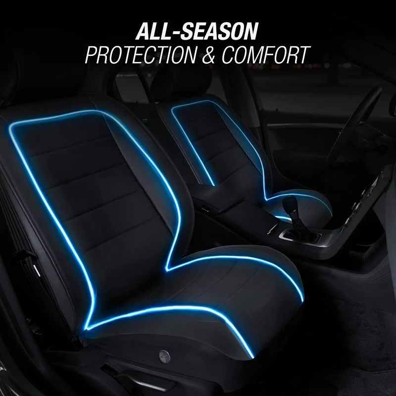 AutoZone TYPE S LED Lighted Faux Leather Seat Cover by Type S | Reco