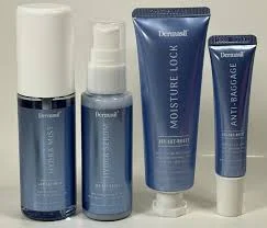 Dermasil Jet Set Reset Skincare Set Hydra Mist Serum Moisture Lock Eye Anti-Bag