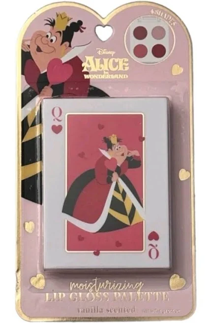 Disney Alice in Wonderland Lip Gloss Palette Moisturizing Vanilla