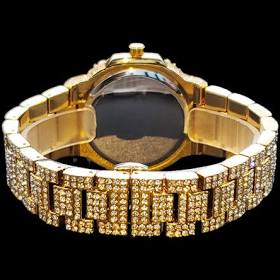 VVS Full Ice Date Special Minute Hand Iced Out Diamond Watch by Icey ...