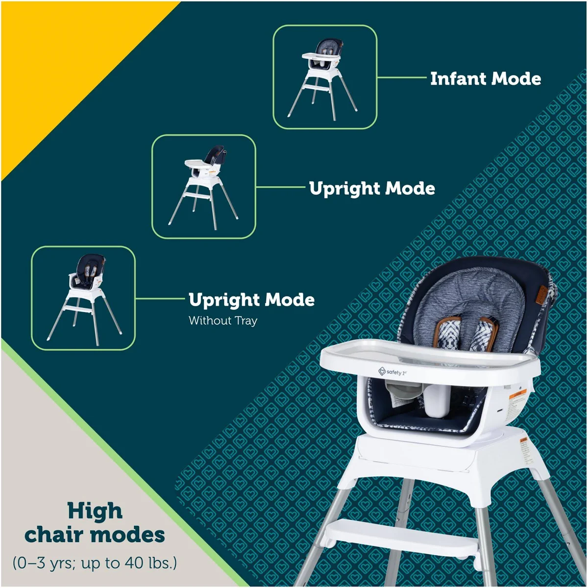 Safety 1st Grow and Go Rotating High Chair by Safety 1st | Reco