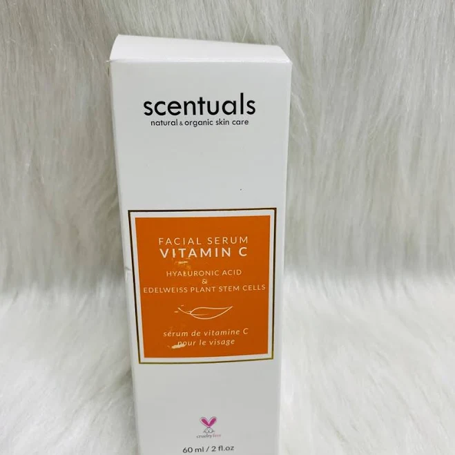 Sephora Scentuals Facial Serum Vitamin C Hyaluronic Acid Full Size 60ml 2 Fl Oz New - New Beauty | Color: Orange