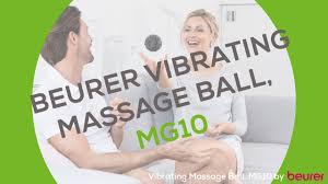 Amazon.com: Beurer 2 Vibrating Settings Massage & Therapy Mobility Ball for Trigger Point Massage, Black,MG10 : Health & Household