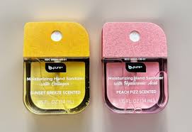 NEW B.Pure Moisturizing Scented Hand Sanitizer Peach Fizz & Sunset Breeze Set | eBay