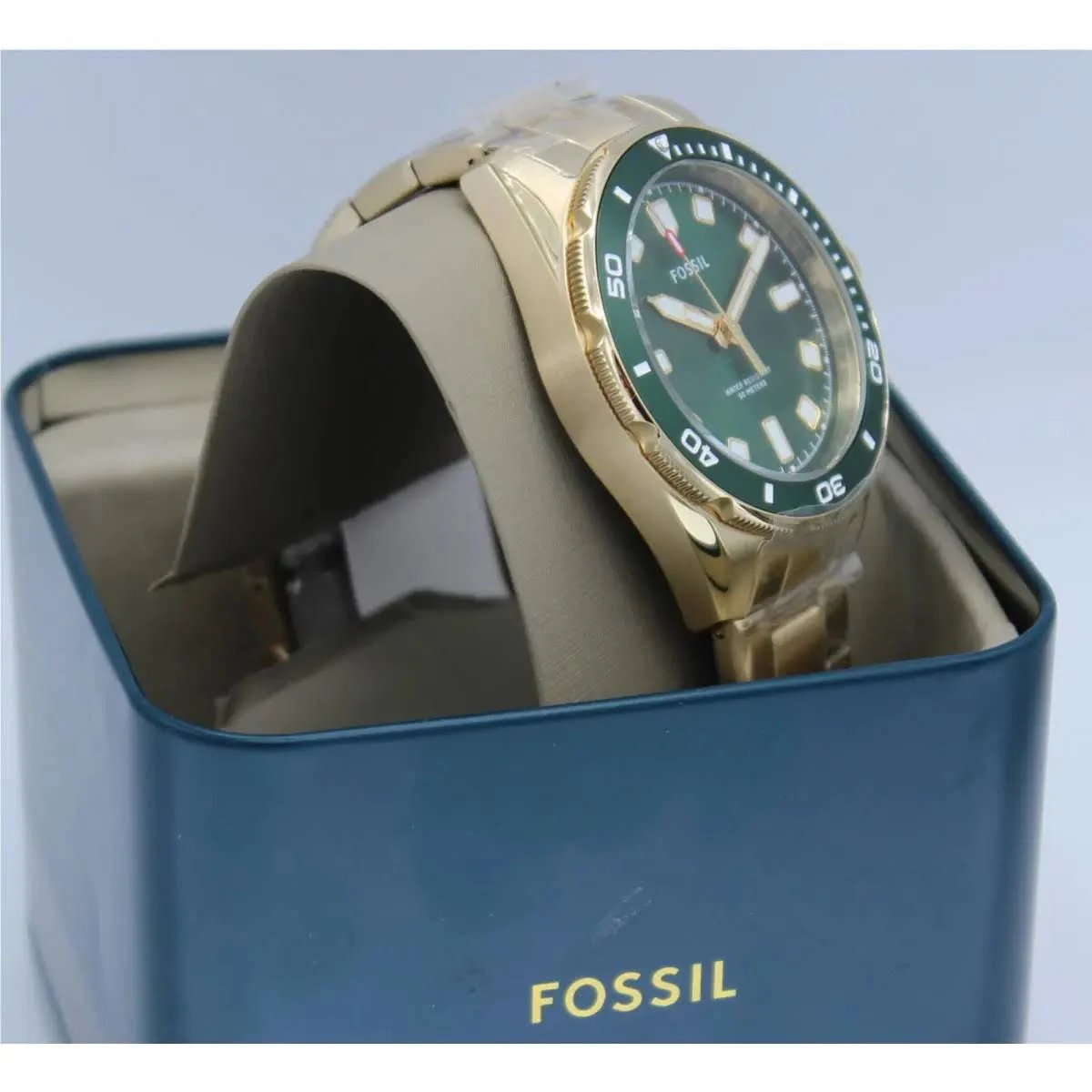 Men's Dalton Gold Green BQ2884 Men`s Watch by Fossil by Fossil | Reco