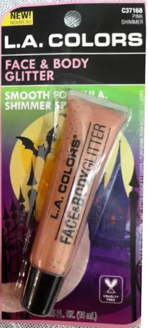 L.a. Colors Face And Body, Pink Shimmer