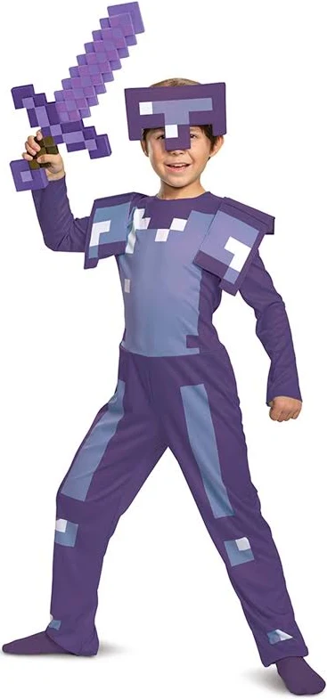 Minecraft Enchanted Diamond Armor Jumpsuit by Disguise | Reco
