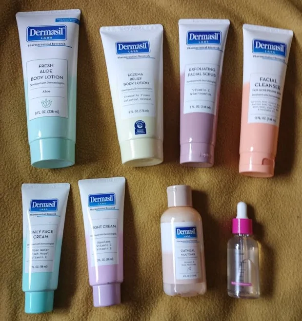 Dermasil lab Skin Care collection set 8 pcs