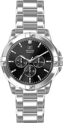 George Men's Genuine Diamond Bracelet Watch by George | Reco