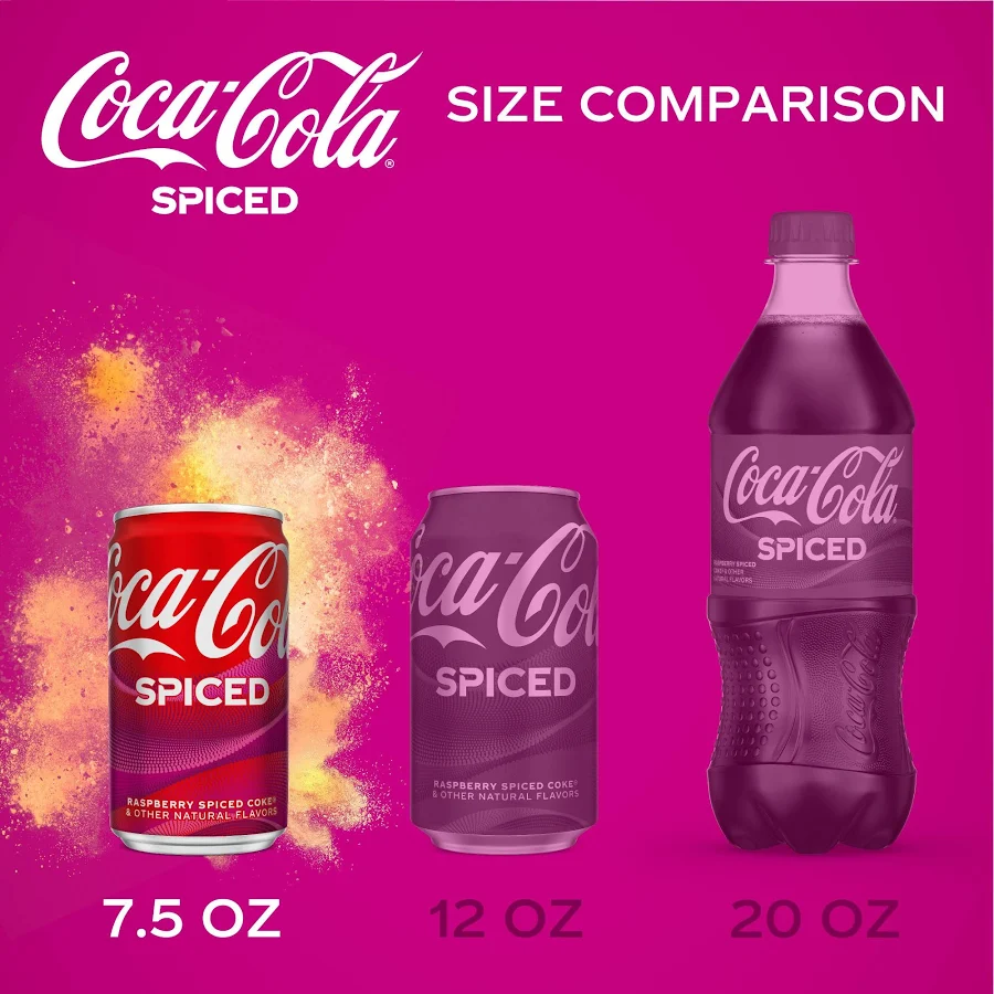 Coca-Cola Mini Raspberry Spiced Coke by Coca-Cola | Reco
