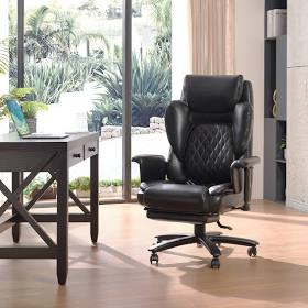 Bestier Ergonomic Faux Leather High-Back Executive Office Chair by ...