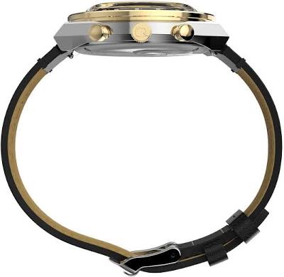 Timex Q Chronograph Men's Leather Watch by Timex | Reco