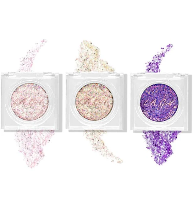 L.A. Girl Twinkle & Glow 3 Piece Glitter Face & Body Gift Set