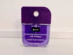 Lot of 2 B-Pure Moisturizing Hand Sanitizers with Collagen + 1 Case New