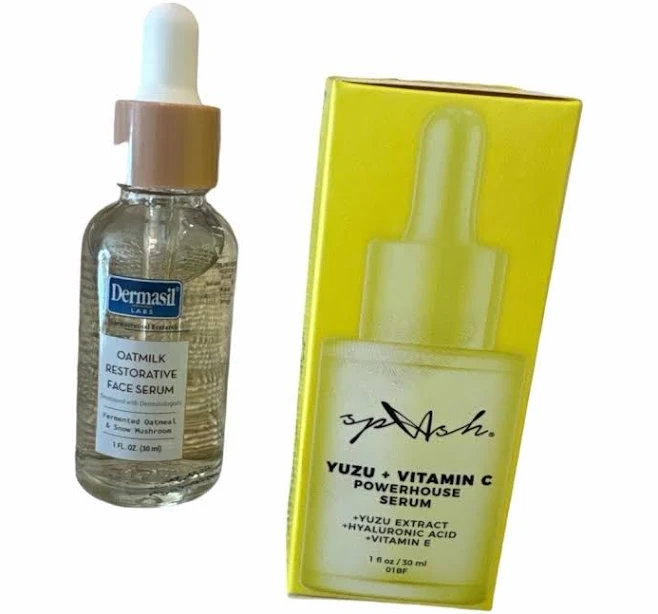 Dermasil Labs & Splash Restorative Face Serum Set Yuzu Hyaluronic